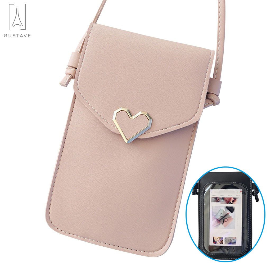 over the shoulder cell phone holder