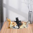 thumbnail image 4 of 6/Set Kawaii Funny Yoga Cat Figures Statues Animal Figurines Educational Learning Learning Gifts, 4 of 5