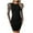 Black, variant on BangWanChi Work Dresses for Women Dresses for Women Casual Summer Plus Size Dress Fashion Women Summer Casual V-Neck Long Sleeve High Waist Mini Dress