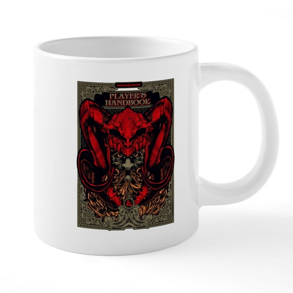 CafePress - Dungeons And Dragons King Snurre Handbook - 20 Oz White Ceramic Mega Mug