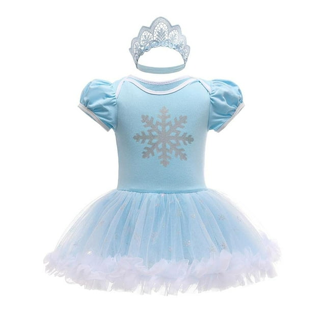 Vestido de disfraz elegante con diseño de princesa Daisy para niña de 9 a 12 m