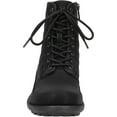 thumbnail image 3 of Easy Street Womens Elsie Quilted Lace-Up Ankle Boots, 3 of 3