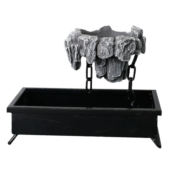 Maceta creativa Cola para bonsái jardinera gris oscuro Florero Contenedor