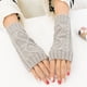 thumbnail image 2 of Guantes de punto de doble diamante con manga corta y manga elástica de moda coreana con decoración cálida para ciclismo al aire libre de otoño e invierno, 2 of 6