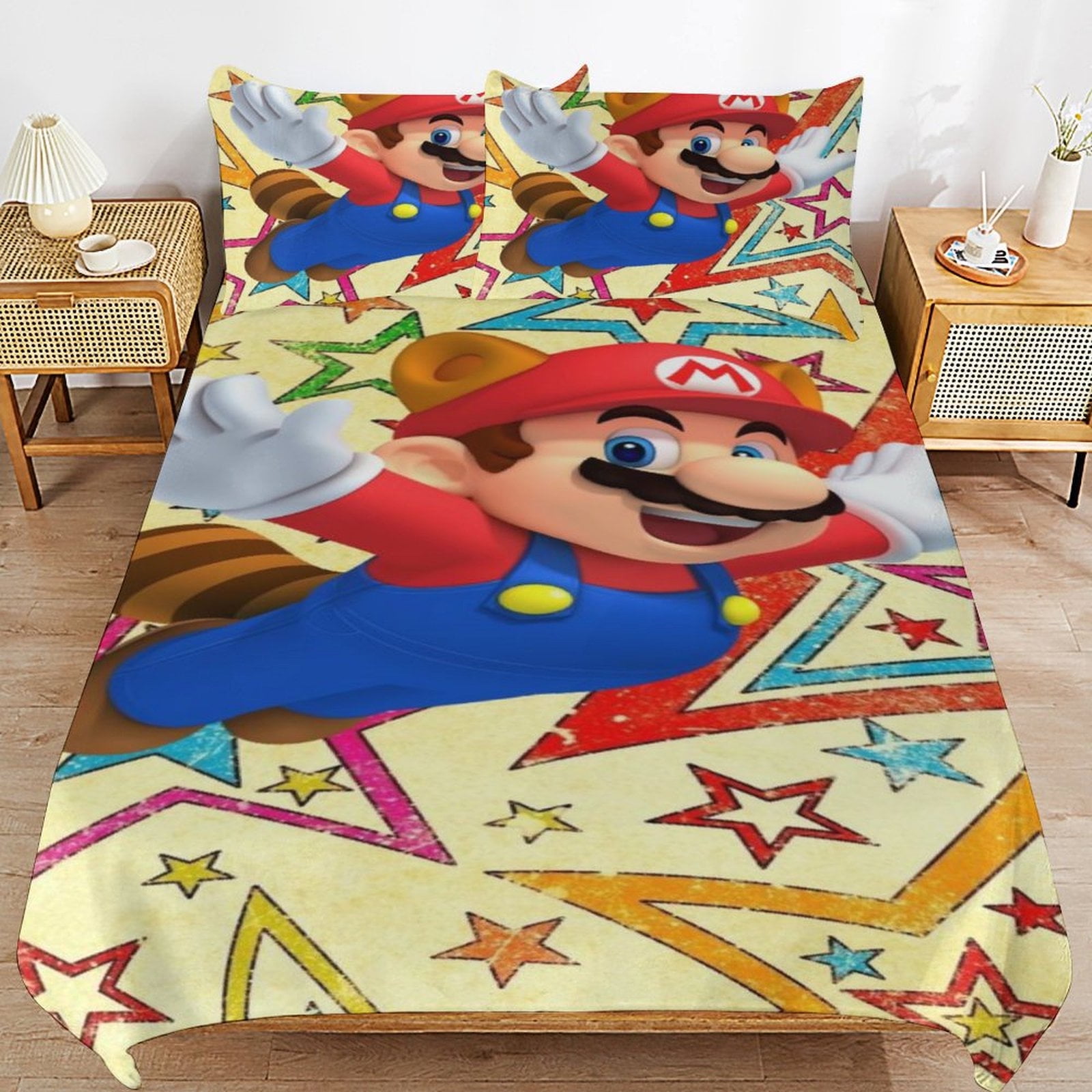 Super Mario Bed Duvet Cover Microfiber Bedding Sets 3D Printed ...