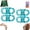 2PCS Blue, variant on Magnet Hair Clips, Magnetic Tropical Sunset Hair Clips Sets Strong Hold, No Slip Styling Flat Magnetic Hairs Clip No Crease for Women Home & Everyday Hairstyling Intuitive