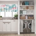 thumbnail image 5 of LALILO Kitchen Curtains and Valances Set of 3 36" Tropical Window Treatment Tiers for Window Decor, 5 of 5