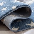 thumbnail image 5 of SAFAVIEH Carousel Kids Moon in the Stars Area Rug, Light Blue/Gray, 2' x 3', 5 of 11