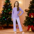 thumbnail image 4 of Conjuntos de blusas y camisas de cuello redondo y manga larga para niños y niñas, moda con rayas bonitas, pantalones suaves de manga larga, traje para niña, pantalones superiores, 4 of 6
