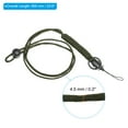 thumbnail image 2 of Uxcell Paracord Lanyard Braided Lanyard Necklace Keychain Adjustable Badge Lanyard Green, 2 of 5