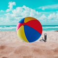 thumbnail image 1 of Bola de playa inflable bola de piscina al aire libre pvc plegable gran juego de agua de agua fácil de transportar juguete interactivo con bomba manual Diámetro de 120 cm, 1 of 10