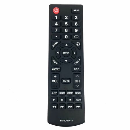 New Remote Control for Insignia TV NS-RC4NA-14 NS-39L400NA14 NS19E310NA15 NS65D550NA15B NS55D440NA14