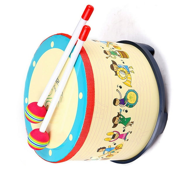 Tambor para niños Bling Bling de Madera de abedul para educación temprana