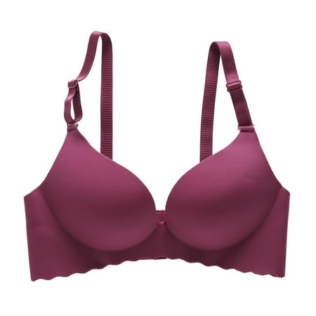 

Greyghost ZL-Lady Sexy Bras Push Up Lingerie Seamless Wireless Brassiere Underwear Fashion Bralette Women Intimates Plus Large Big Size 95C