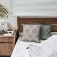 thumbnail image 6 of 2-Piece Modern Cushion Covers, 18x18 Inches, Perfect for Adding Class to Any Space – Gray White, 6 of 7