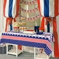 thumbnail image 6 of Sevenstars 4th of July Patriotic Rectangle Tablecloth Memorial Day，Independence Day American Flag Tablecloth，Washable Polyester Tablecloth Decorative Table Cover(60''x84''), 6 of 10