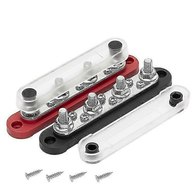 For Car Terminal Block Bus Bar 48v 150a Power Distribution Block M8 Terminal Bus For Automotive Boat