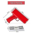 thumbnail image 3 of Money Gun Shooter With 100pcs Prop Money Cash Gun Shoot Money Gun Fake Play Toys For Party, 3 of 4