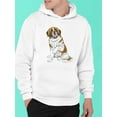 thumbnail image 2 of Dog Saint Bernard  Hoodie Men -Image by Shutterstock, Male Medium, 2 of 4