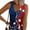 aa03_Multicolor, variant on Womens Independence Blouses Tops Fourth of July Patriotic Star American Flag Elastic V-Neck T Shirts for Ladies Plus Size