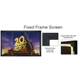 thumbnail image 2 of Antra 120" 16:9 Fixed Frame Projector Projection Screen - Matte Gray, 2 of 4