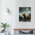 thumbnail image 3 of Nawypu  Black Bear Cabin Canvas Wall Art Print Canvas Canvas Wall Art Print  Black Bear Cabin,, 3 of 4