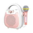 thumbnail image 1 of Wireless Kid Singing Machine With Microphone Sound High Toy Bluetooth Quality Music LED 5.0 Built-In Light Child Karaoke For Kid, 1 of 9