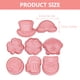 thumbnail image 4 of WORGEOUS 8pcs tréboles moldes de galletas en forma de moldes de galletas moldes para hornear accesorio para hornear, 4 of 8