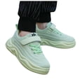 thumbnail image 3 of Fozruso Boys Girls Shoes Kids Tennis Athletic Running Walking Lightweight Sneakers For Little/Big Kid Sizes 5 Big Kid(Green), 3 of 6
