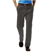 Haggar Men's Straight Fit Repreve Pants (Dark Grey, 30Wx30L)