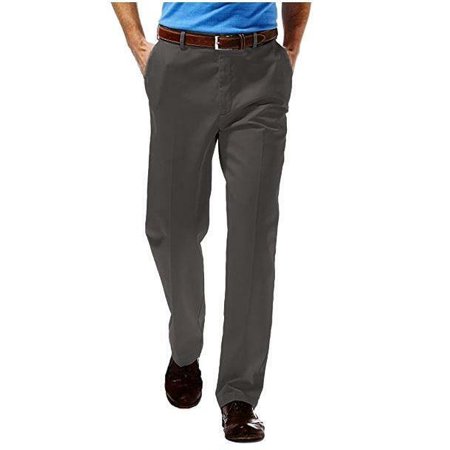 Haggar Men's Straight Fit Repreve Pants (Dark Grey, 30Wx30L)