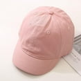 thumbnail image 4 of Tide Cool Snapback Korean Style Caps Unisex Hip Hop Cotton Golf Hat Short Brim Baseball Caps Women Baseball Caps Men Baseball Caps Solid Color Caps PINK, 4 of 8