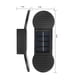 thumbnail image 3 of Luz de pared solar decoración al aire libre jardín patio hogar luz de pared impermeable arriba y abajo luminosa luz de pared decorativa al aire libre, 3 of 3