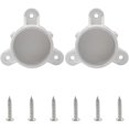 thumbnail image 1 of SAYDY 2pcs 1-1/4" PVC Table Leg Cap, 1.64" ID Furniture Grade Table Screw Cap with Mounting Screws 0601M, 1 of 5