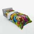 thumbnail image 2 of Ambesonne Fantasy Bedding Set 3 Pcs, Cartoon Singing Elves Art, Twin, Multicolor, 2 of 2