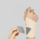 thumbnail image 4 of Muñequera Deportiva para Gimnasio, Soporte para Esguinces, Protección Contra Tendinitis, Estabilizador | Poliéster Amarillo | 39 X 7 Cm | 10 G | para Hombres y Mujeres, Baloncesto, Voleibol, 4 of 6