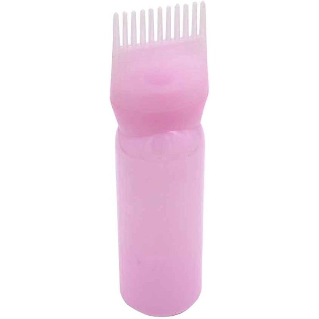 Crema para tratamiento De aceite para teñir el cabello, color rosa, 120ml, Bouteille De Shampooing, Huile, coloración, Pinceau, aplicador, dispensación, Infobulle