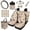 Antler Deer Camo, variant on Jeiento Pink Horse Horseshoe Car Interior Full Kit 15PCS, Cute Cowgirl Seat Covers Seat Belt Cushions Hanging Storage Bin for Girly Sedan