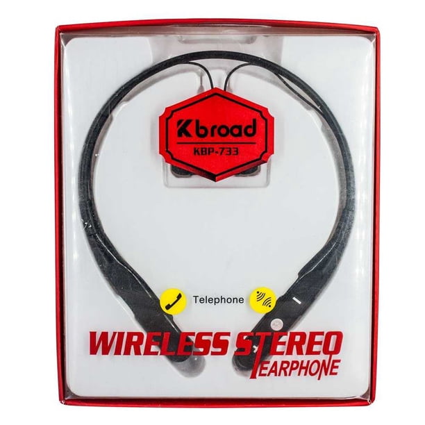 Audifonos Bluetooth Kbroad Sport Entrada SD Negro