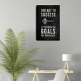 thumbnail image 4 of Success Noun Inspirational Black Wall Art Canvas Print Office Decor Inspiring Painting Prints Motivational Posters Quotes Artwork for Wall Art Decoration Framed Ready to Hang - 12" Wx18 H, 4 of 6