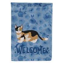 Carolines Treasures CK4922GF Munchkin Cat Welcome Flag Garden Size Small multicolor