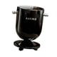 thumbnail image 5 of Contenedor de basura móvil con ruedas y tapa, decorativo. Negro, 5 of 9