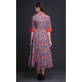 thumbnail image 3 of Bimba Floral Printed Front Slit Sleeveless Summer Spring Women Maxi PartyÂ&nbsp;Dress-Small, 3 of 5