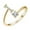 I, variant on Awdenio Initial Letter Alphabet Knuckle Rings A-Z Zircon and Gold Crystal Adjustable Finger Ring for Women Gir1 Jewelry Copper Stacking Ring for Women Gir1s On
