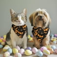 thumbnail image 2 of Dog Bandana 2 Pack,Halloween Pumpkins Bats Spiders and Skulls Bandanas for Dogs,Cat Bandana,Small/ Large Dog Bandana 2 Size,Dog Bandanas Girl Boy, 2 of 5