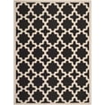 thumbnail image 1 of Safavieh Courtyard Black Indoor Outdoor Rug - 9' x 12', 1 of 4