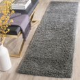 thumbnail image 3 of Safavieh Laguna Shag Collection SGL303G Dark Grey Square Area Rug, 6 feet 7 inches Square (6'7" Square), 3 of 10