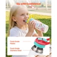 thumbnail image 4 of KFFKFF Sublimation Tumblers, 12 Pack, 12 oz Kids Sublimation Water Bottles, Food-Grade Stainless Steel Cups with Lids and Straws, Double Wall Insulated Tumbler Blank, 4 of 9