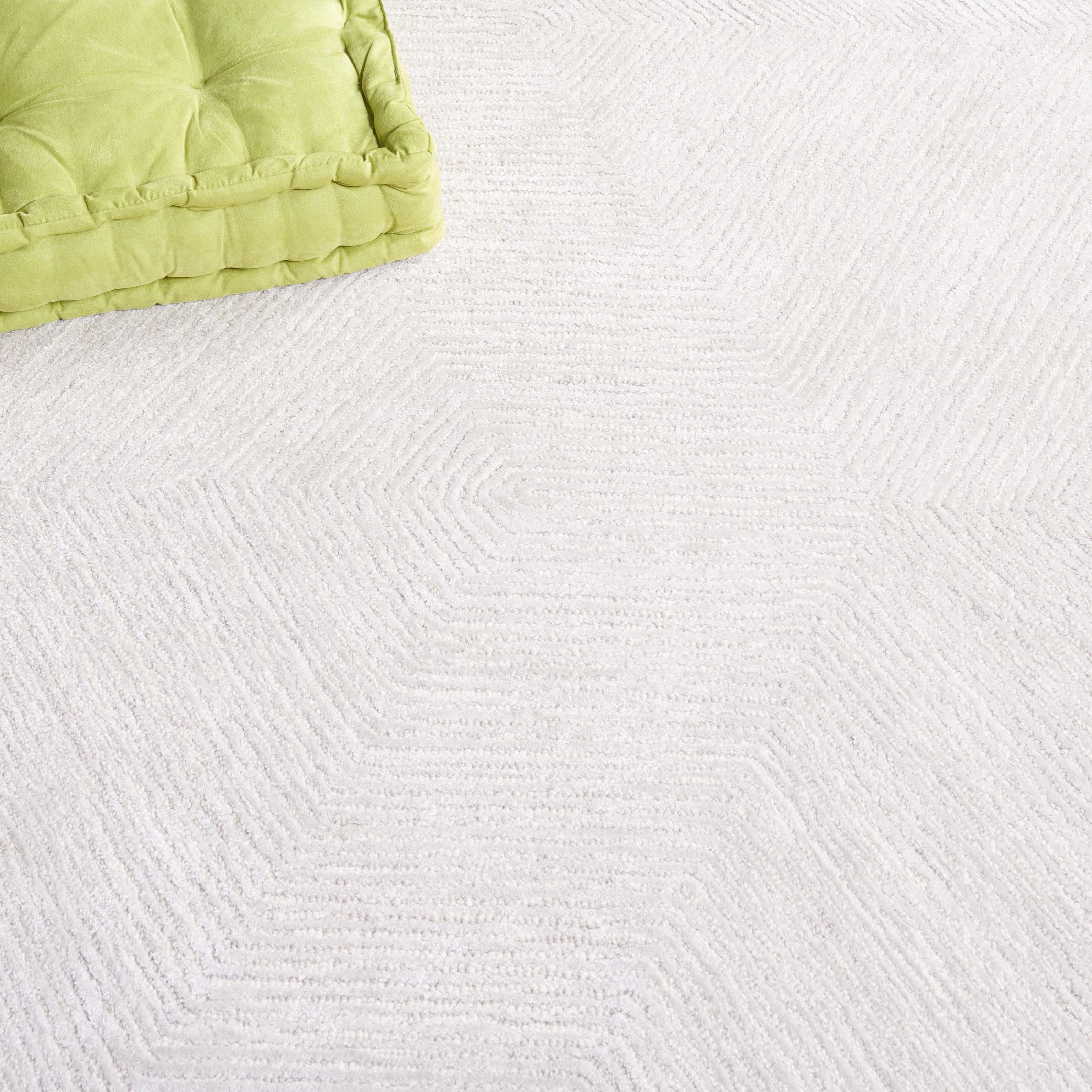 SAFAVIEH Textural Merrilyn Geometric Area Rug, Beige, 8' x 10'