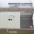 thumbnail image 4 of 24 Inch Truck Bed Tool Box, Heavy Duty Aluminum Diamond Plate Tool Box, 4 of 10